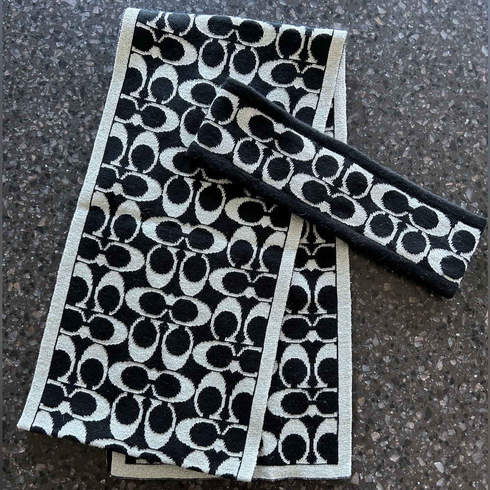 Coach Scarf & Headband